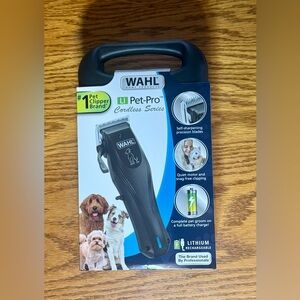 Wahl Pet-Pro Cordless Dog Grooming Clipper - Black